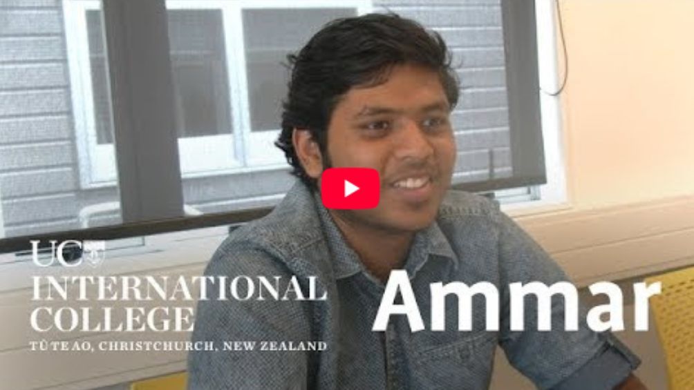 Play Video - My UCIC Story - Ammar, India