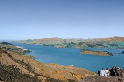 Christchurch NZ mountains view