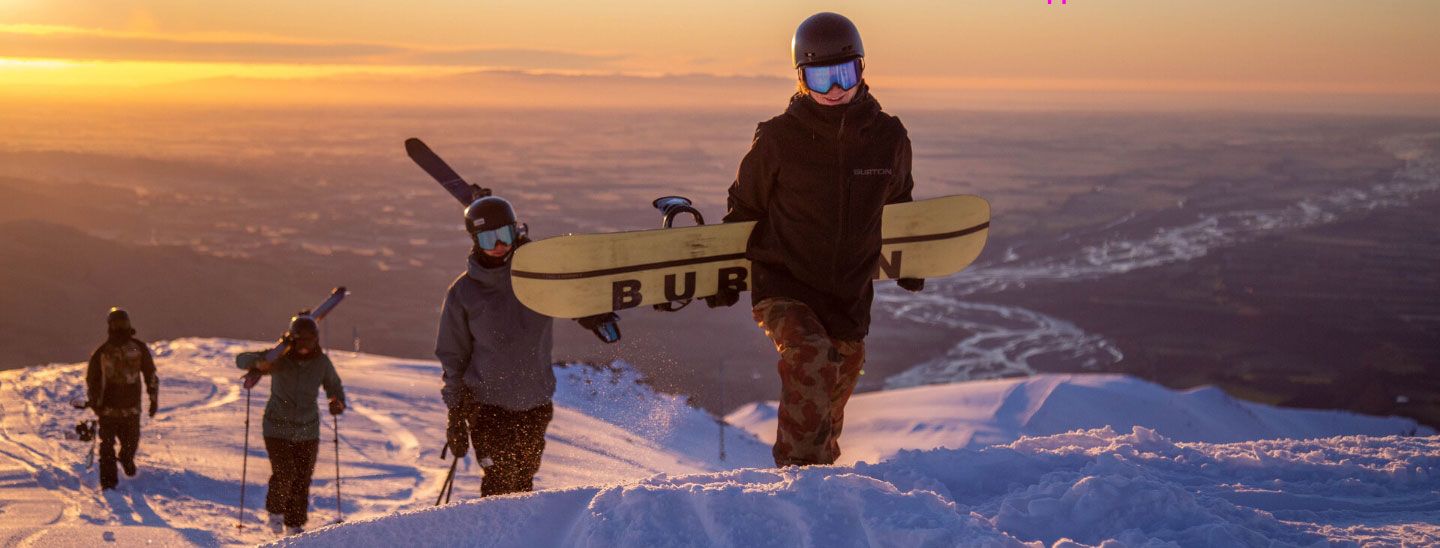 Skiing snowboarding