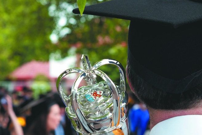 Student graduating